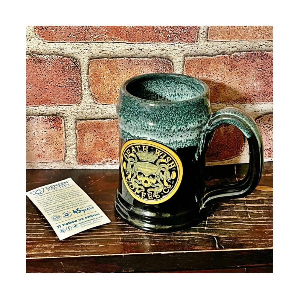 Death Wish Coffee Stoneware Mug, St. Patrick's Day 2017